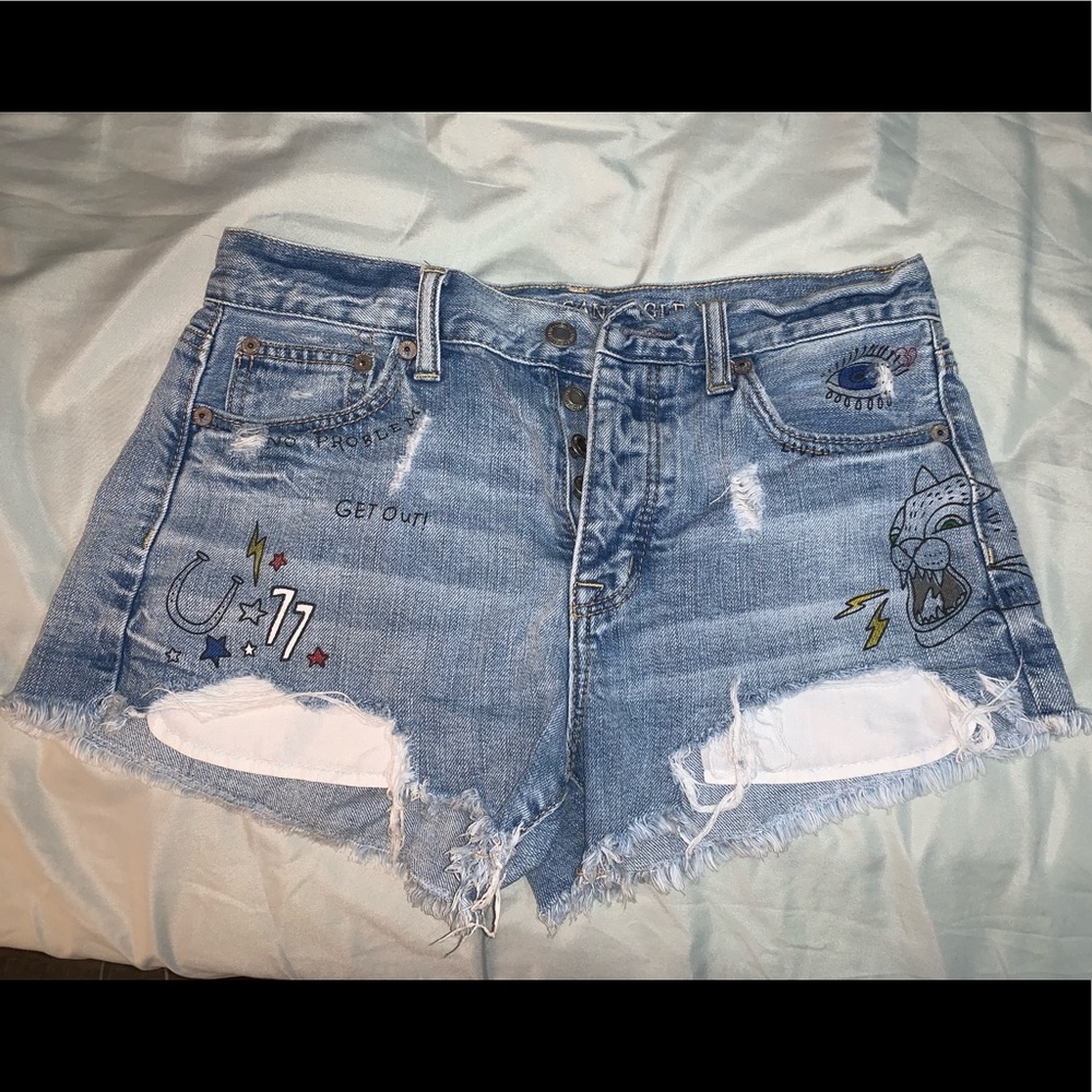 Vintage High Rise American Eagle Shorts